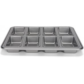 Patisse Silvertop Br�dform til 8 stk. Mini, St�l