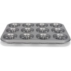 Patisse Silvertop Kugelhopfform/Kageform til 12 stk, St�l