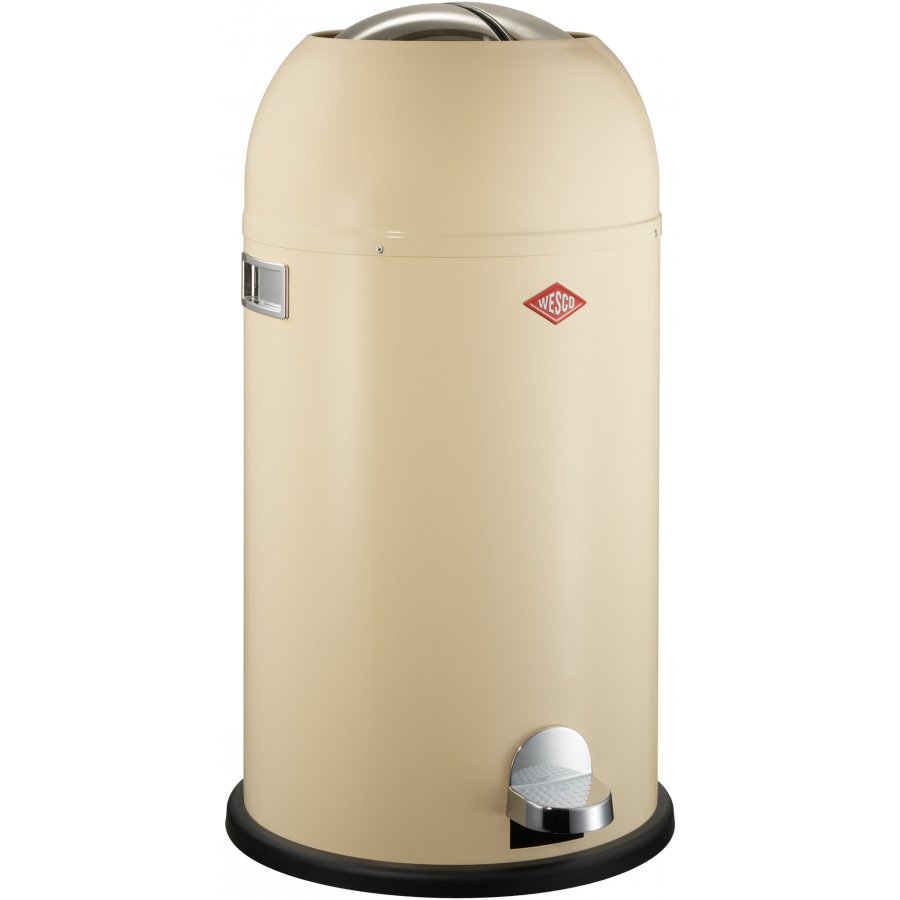 Wesco Kickmaster Pedalspand 33 L, Creme
