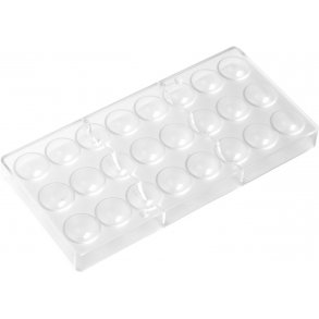 Patisse Chokoladeform rund 24 stk, Klar