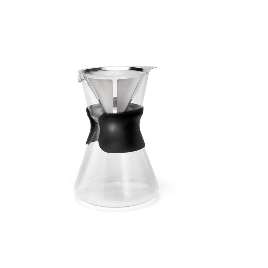 Bredemeijer Lento slow-kaffebrygger klar/sort, 0,88 liter