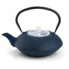 Bredemeijer Yantai tekande med porcelnslg mrk bl, 1,2 liter