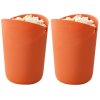 Joseph Joseph M-Cuisine Popcornbecher 2er Set, 11 cm, Orange