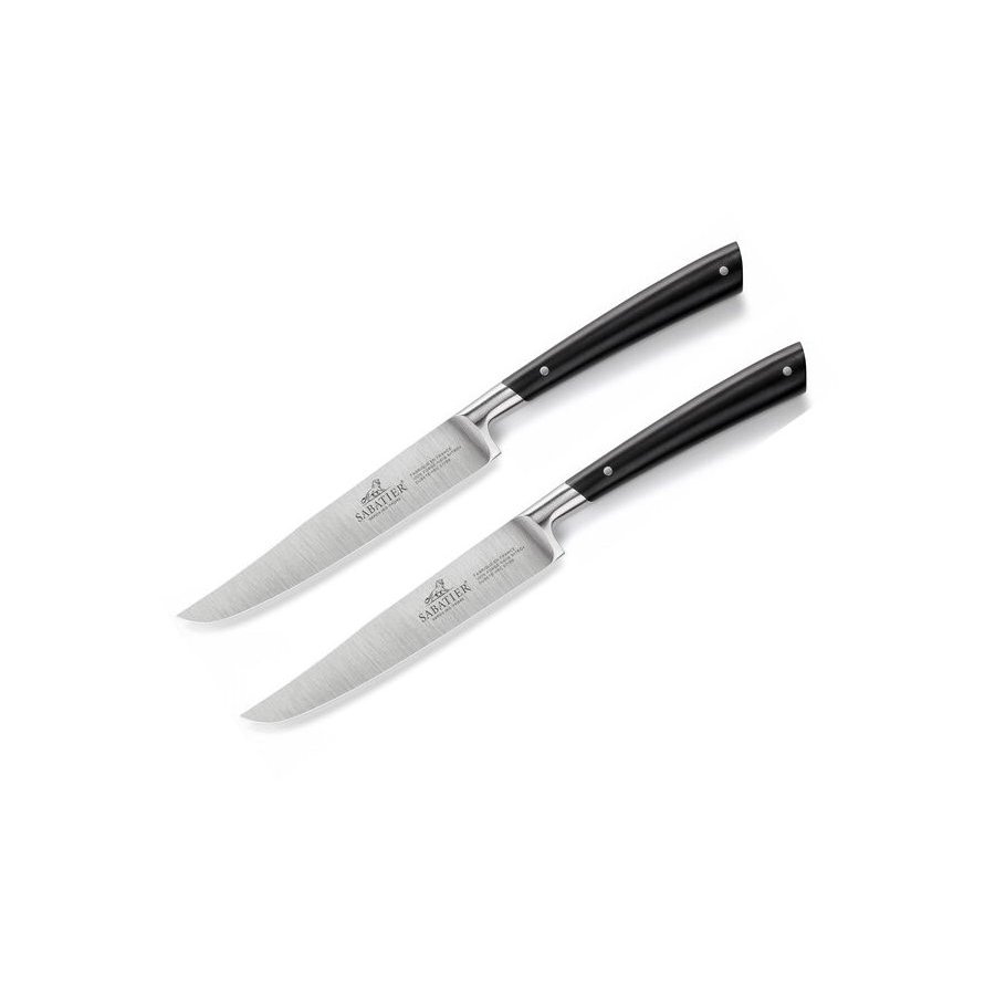 Lion Sabatier Edonist steakkniv helsmedet 2 stk. stl/sort, 12 cm