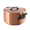 Mauviel M 250 Cuprinox gryde m. lg hj kobber/jern, 6 liter