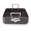 Mauviel M Stone3 Bradepande 35 cm, Sort