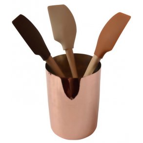 Mauviel Redskabskrukke H16 cm, B�rstet Kobber