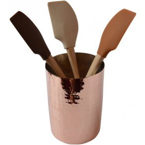 Mauviel Redskabskrukke H16 cm, Hamret Kobber