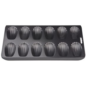Patisse Classic Madeleineform 40 cm, Sort
