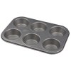 Patisse Silvertop Muffinform Til 6 stk, Stl