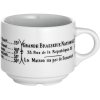 Pillivuyt Brasserie Tasse Europe 30 cl, Wei/Schwarz
