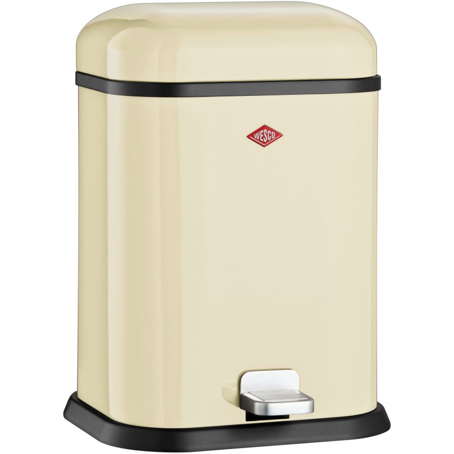 Wesco Single Boy Pedalspand 13 L, Creme