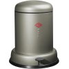 Wesco Baseboy 8L pedalspand, slvfarvet