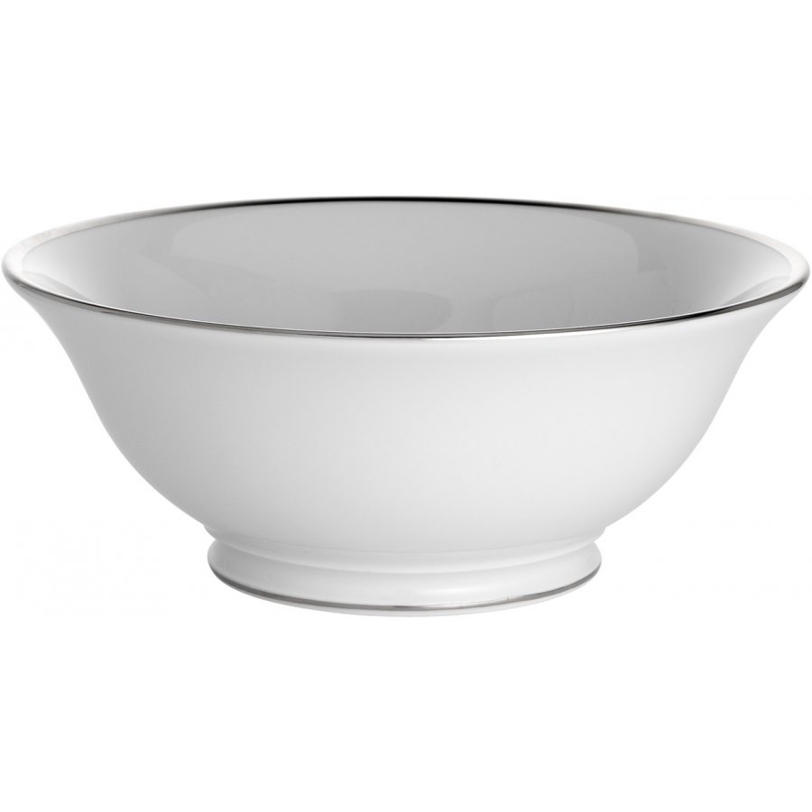 Pillivuyt Bistro Salatschssel 24,5 cm, Wei/Silber