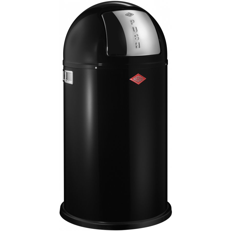 Wesco Pushboy Affaldsspand 50 L, Sort