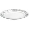 Pillivuyt Brasserie Middagstallerken flad 27 cm, hvid/sort