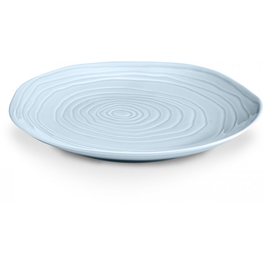Pillivuyt Boulogne Kuchenteller flach 16,5 cm, Hellblau