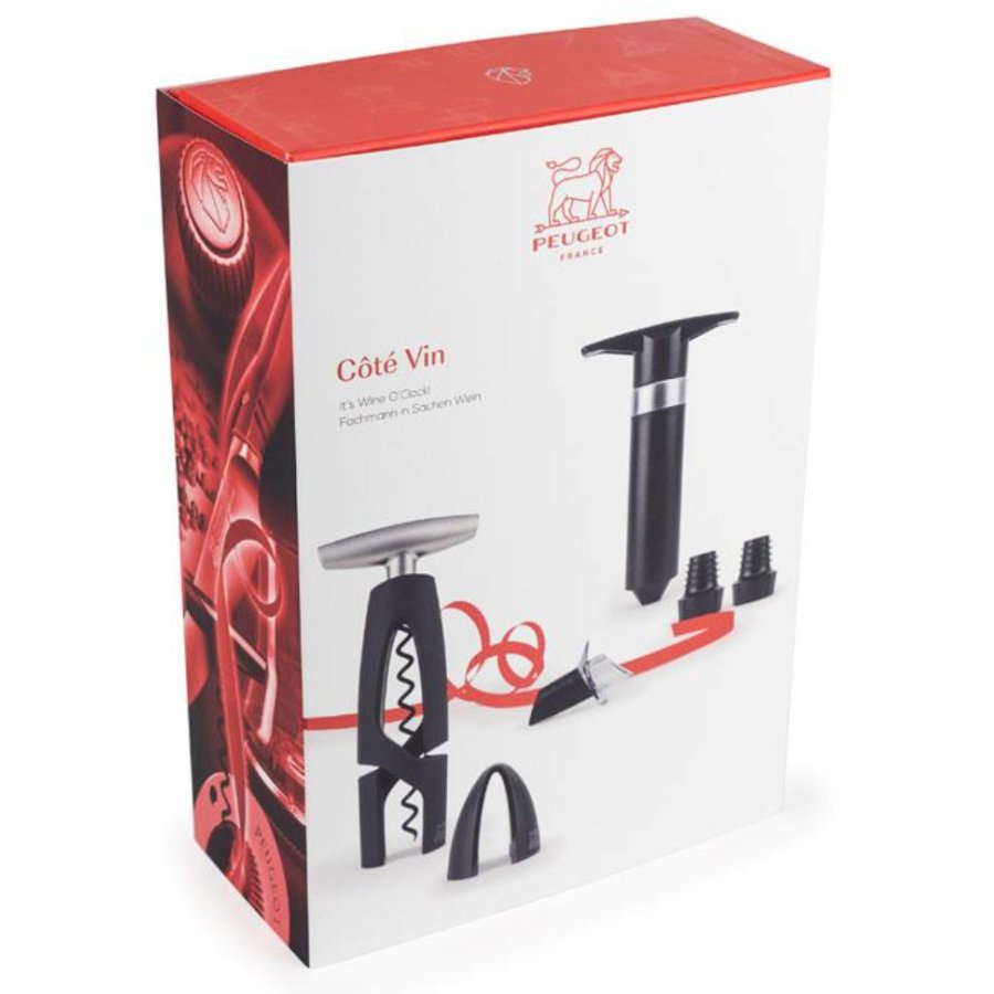 Peugeot Coté vin Proptrkker og Vinpumpest 5 Dele, Sort