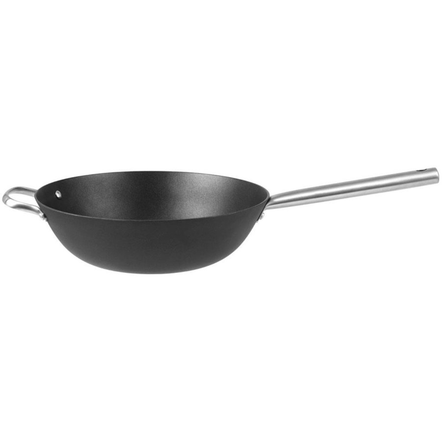 Pillivuyt Gourmet Garonne Wok 30 cm, Sort