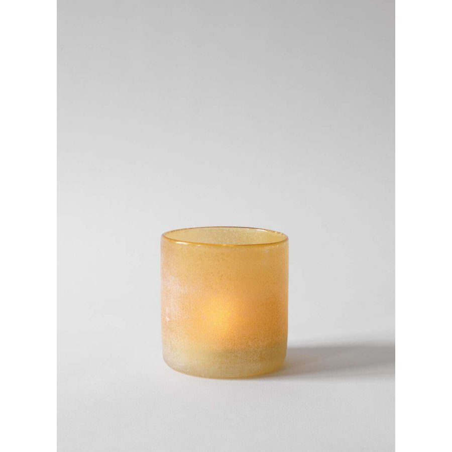 Tell Me More Frost Fyrfadsstage H9 cm, Amber