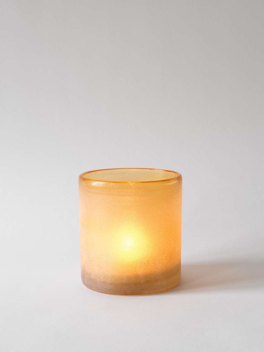 Tell Me More Frost Fyrfadsstage H12 cm, Amber