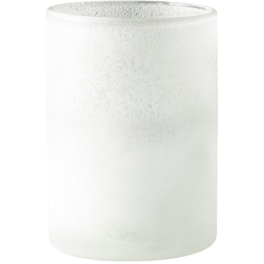 Tell Me More Frost Fyrfadsstage H19 cm, Hvid