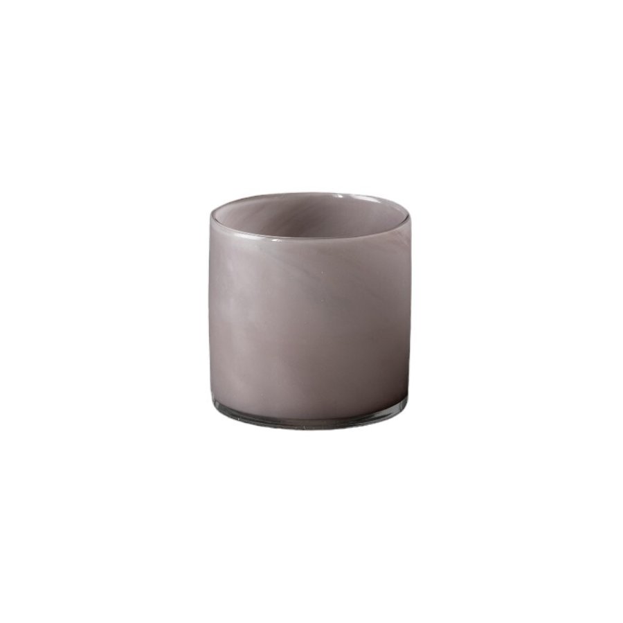 Tell Me More Lyric Fyrfadsstage H10 cm, Purple Grey