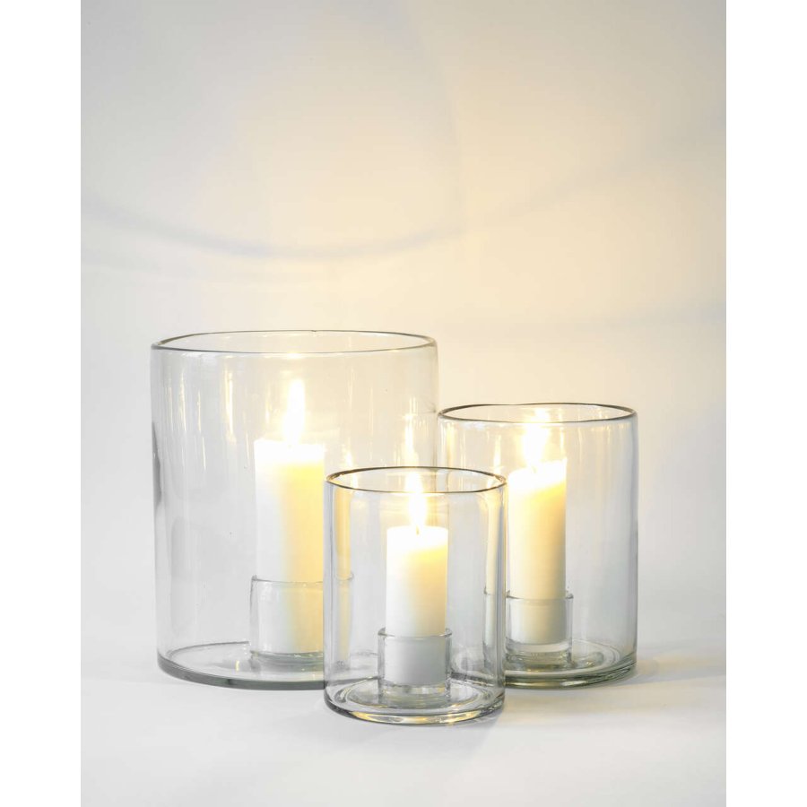 Tell Me More Luna Lysestage H23 cm, Klar