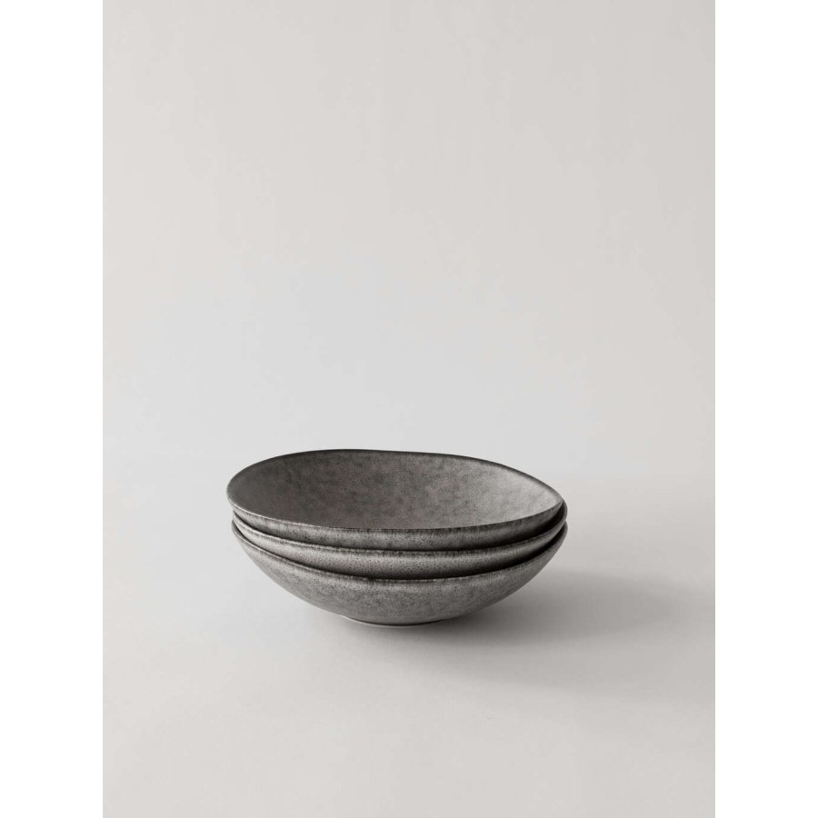 Tell Me More Bon Suppe-/Pastatallerken 22 cm, Brun/Gr