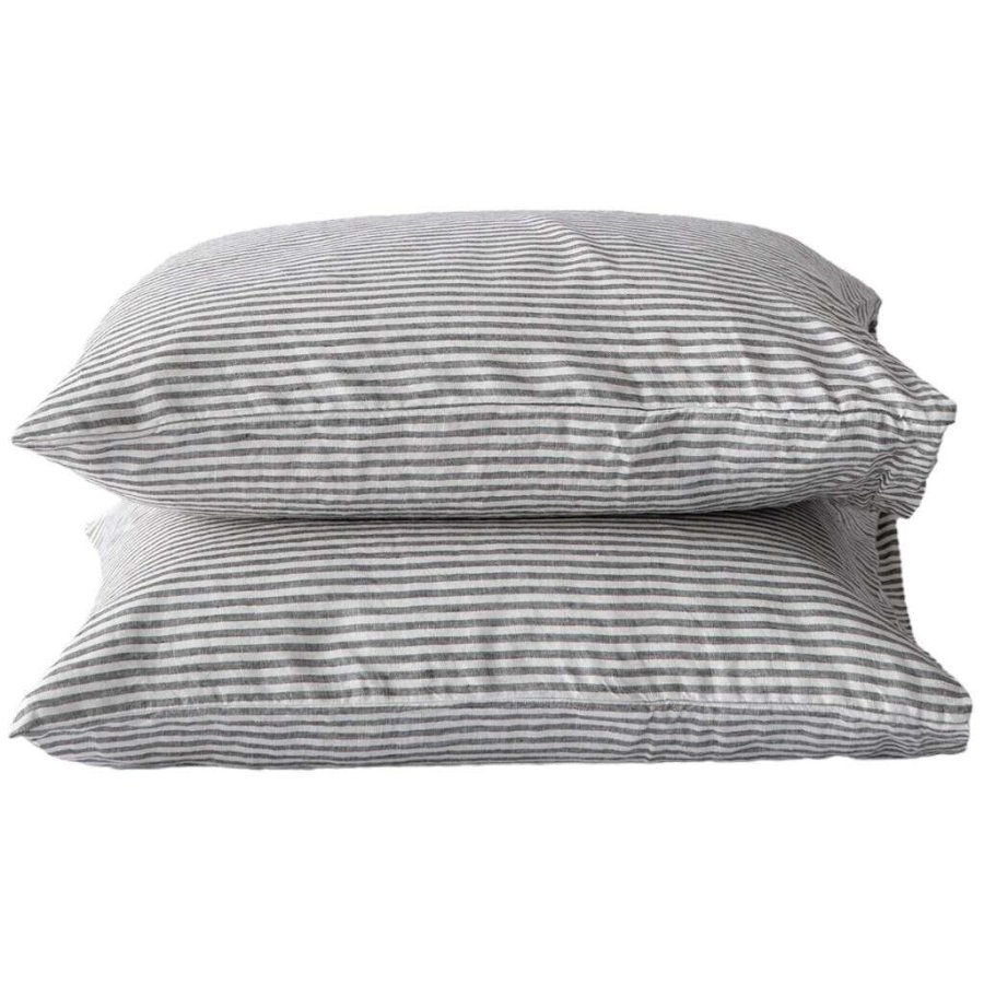 Tell Me More Pudebetrk 2 stk. 50x60 cm, Grey/White