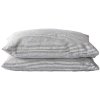 Tell Me More Pudebetrk 2 stk. 50x70 cm, Grey/White