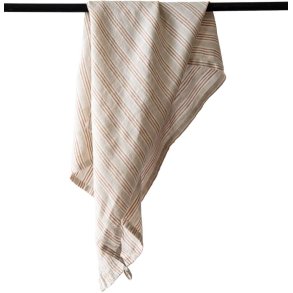 Tell Me More Viskestykke 50x70 cm, Hasselnd/Stripe