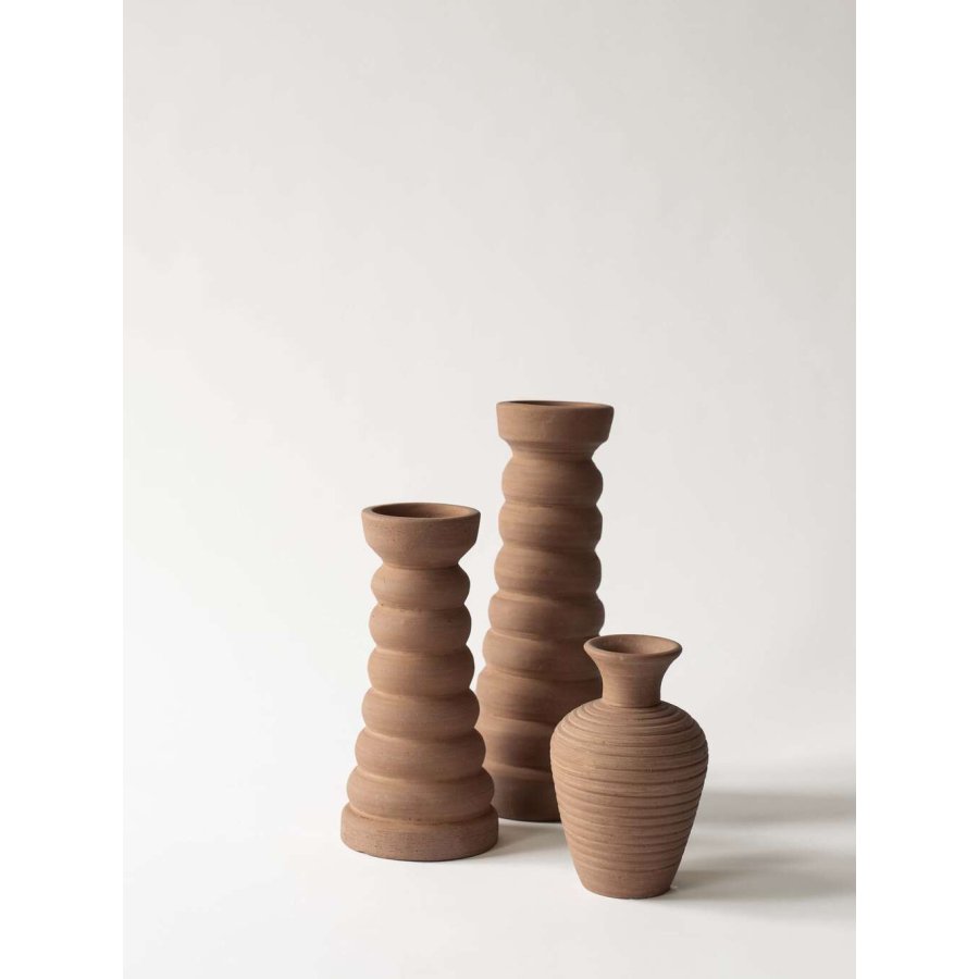 Tell Me More Terracina Vase H29 cm, Terracota