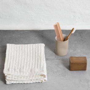 The Organic Company Vaffel Håndklæde 50x75 cm, Natural White