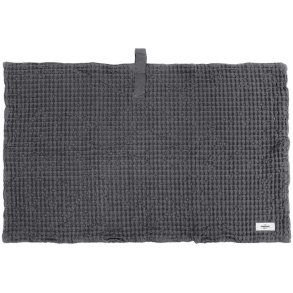The Organic Company Big Waffle Badematte 55x80 cm, Dunkelgrau