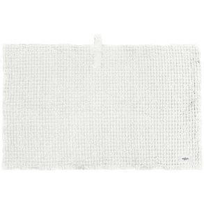 The Organic Company Big Waffle Badematte 55x80 cm, Naturwei