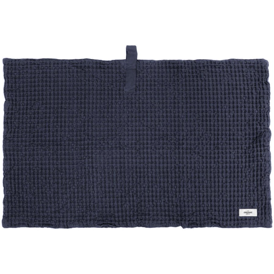 The Organic Company Big Waffle Badematte 80x55 cm, Dunkelblau