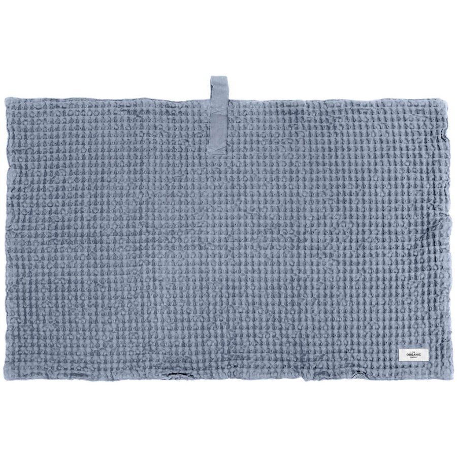 The Organic Company Big Waffle Badematte 80x55 cm, Grey Blue