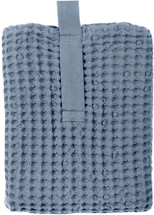 The Organic Company Big Waffle Badematte 80x55 cm, Grey Blue