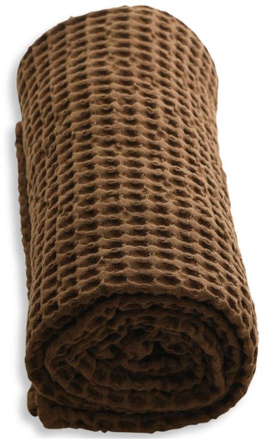 The Organic Company Vaffel Hndklde 100x150 cm, Teak