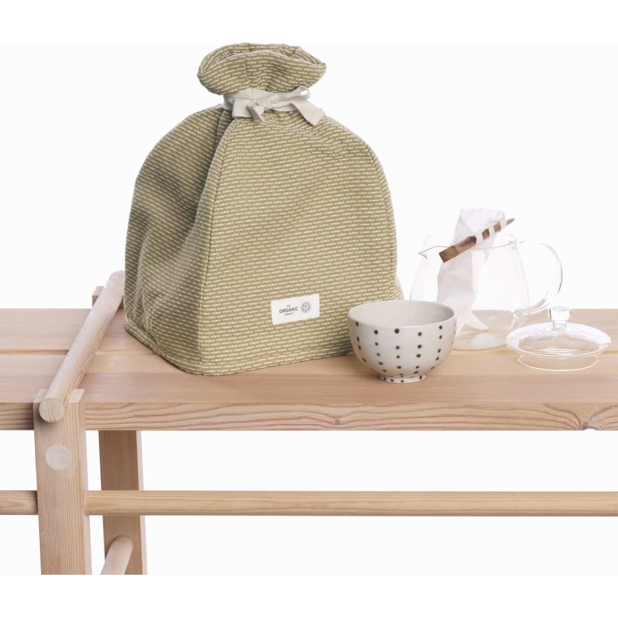 The Organic Company Stoff Teew&auml;rmer 36x30 cm, Khaki Stone
