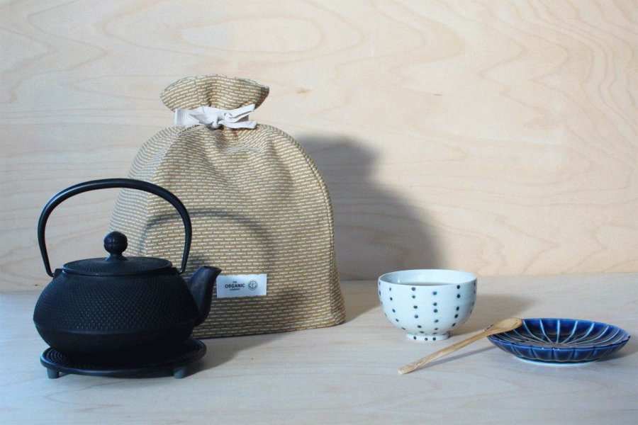 The Organic Company Stoff Teew&auml;rmer 36x30 cm, Khaki Stone