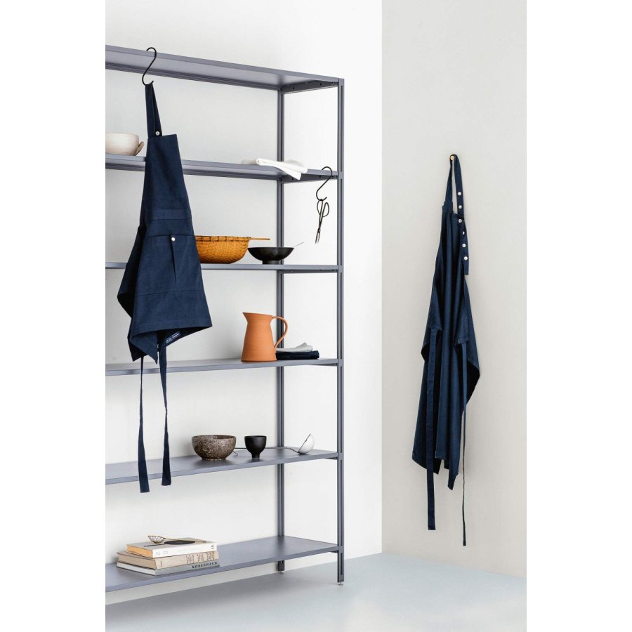 The Organic Company Forkl�de m. Lomme 80x95 cm, Dark Blue