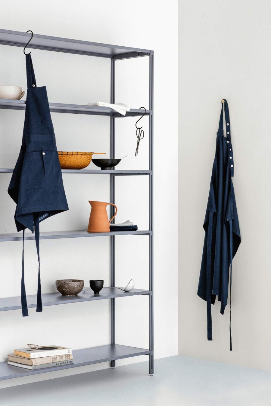 The Organic Company Forkl�de m. Lomme 80x95 cm, Dark Blue