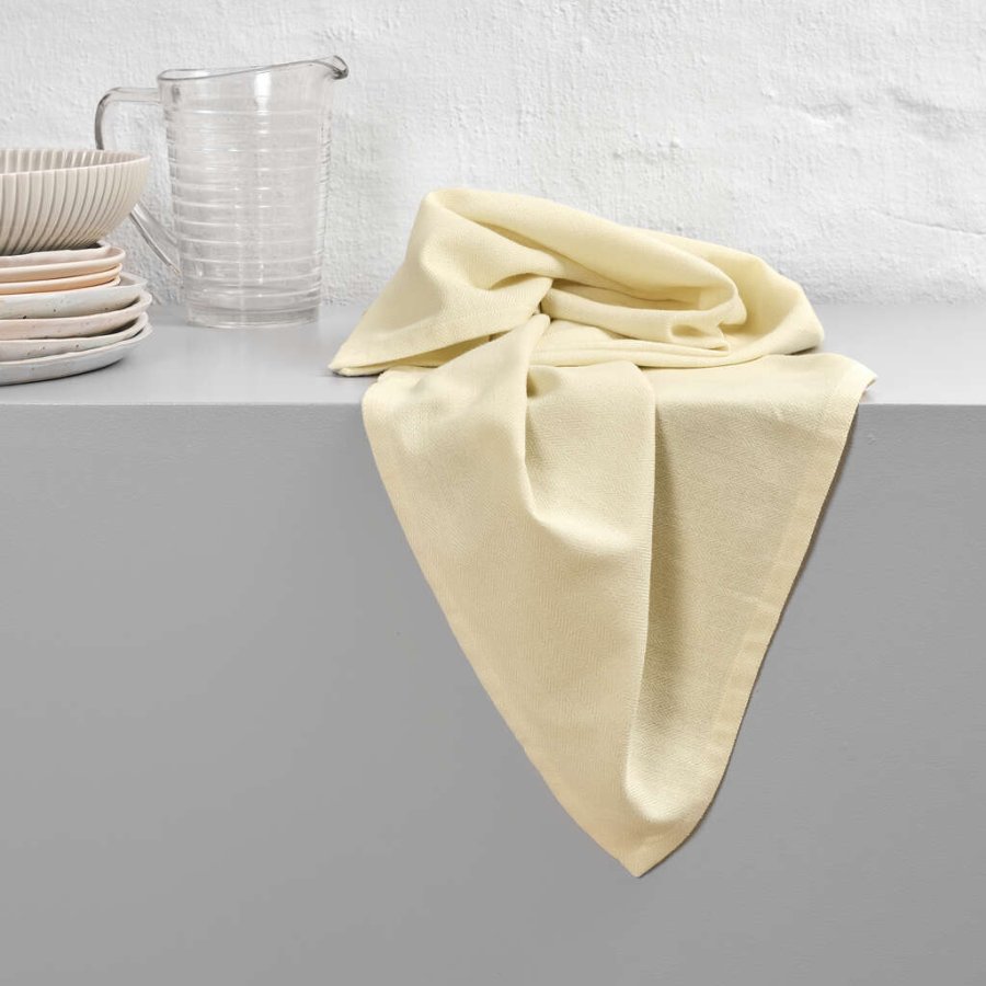 The Organic Company Geschirrtuch 53x86 cm, Pale Yellow