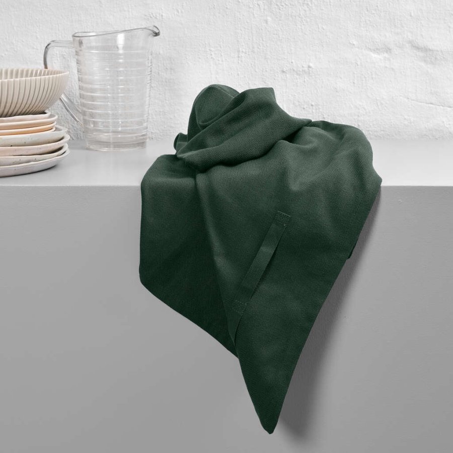 The Organic Company Geschirrtuch 53x86 cm, Dark Green