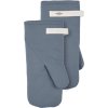 The Organic Company Ofenhandschuhe 2er Set, Grau/Blau