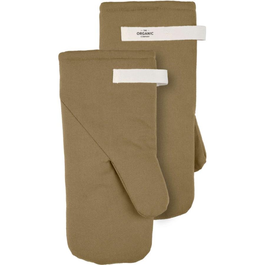 The Organic Company Ofenhandschuhe 2er Set, Khaki