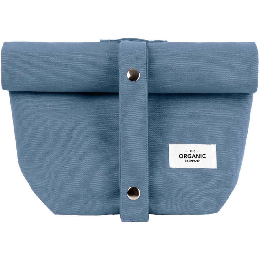 The Organic Company Lunch-Tasche 39 cm, Grau Blau