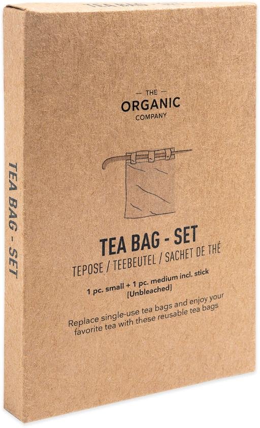 The Organic Company Teebeutel 3er Set, ungebleicht